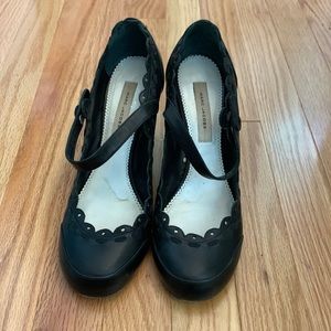 Marc Jacobs Black Mary Jane Heels 40